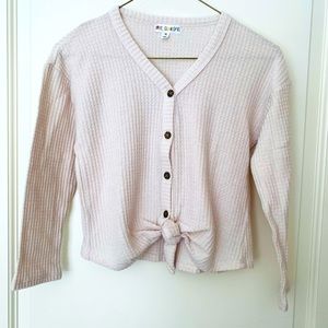 love Glam Girl Girls Ivory Cardigan Size M Youth